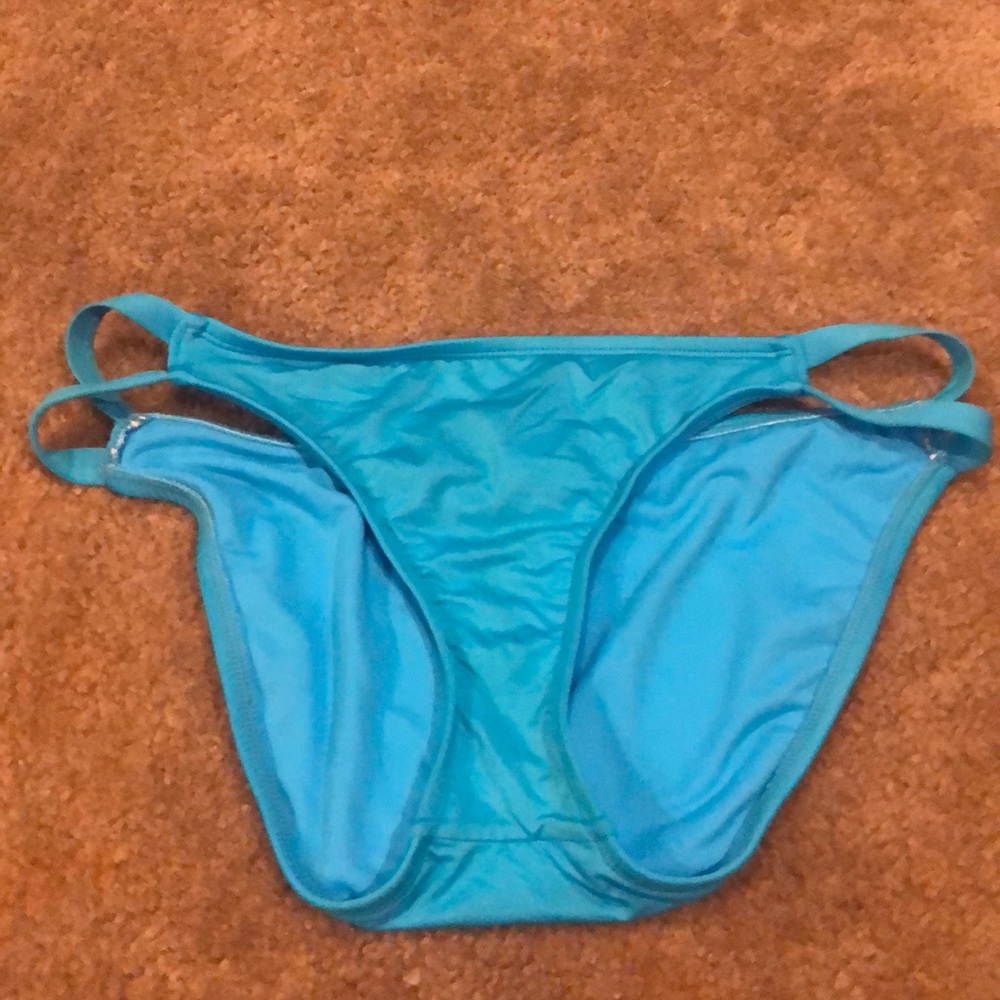 Blue swimsuit bottoms